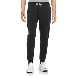 Hanes Brand Alternative Apparel Fleece Mens Black Sweat Pants Large AGSB78